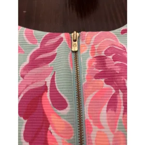 Lilly Pulitzer Love Birds Cove Tank Dress XS Textured Fit And Flare lined thumbnail 10