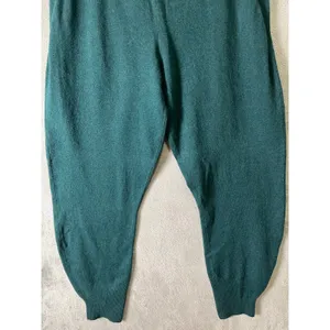Lululemon Organic Cotton Cashmere Knit Mid Rise Joggers Heathered Green Jasper 8 thumbnail 3