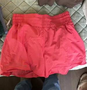 Pink lululemon shorts  thumbnail 1