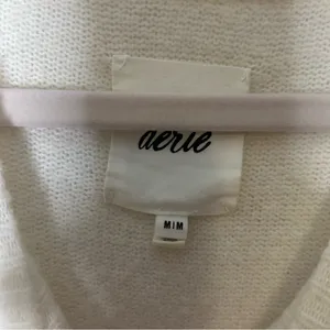 Aerie Cream Crew Neck Sweater thumbnail 2