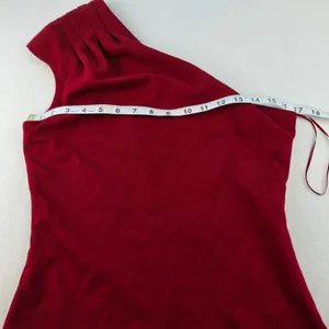 Dress The Population NWT Quinn One Shoulder Cocktail Dress Red Size Medium thumbnail 7