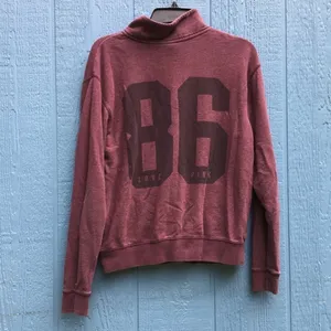 VS Pink 1/4 Zip Pullover Sweater 86 Logo Top S v6x thumbnail 4
