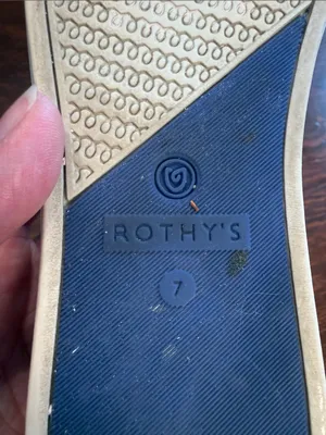 Rothy's Navy and Gray Knit Slip-On Loafers size 7 thumbnail 7