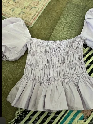 ASTR The Label SAVINA BUBBLE SLEEVE TOP SOLD OUT ONLINE size XS thumbnail 10