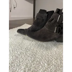 Paul Green Brown Suede Ankle Booties Buckle Zipper Women's US 6 miden 27.5 Cm thumbnail 16