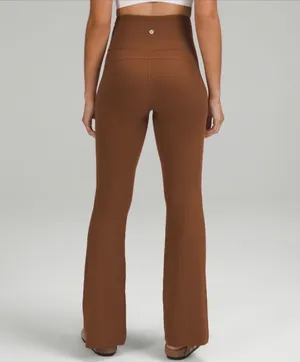 Lululemon High Rise Flared Legging - Roasted Brown thumbnail 2