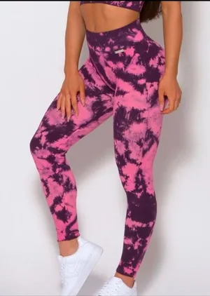Bombshell Sportswear Tie Dye Seamless Leggings Size XS/S thumbnail 1