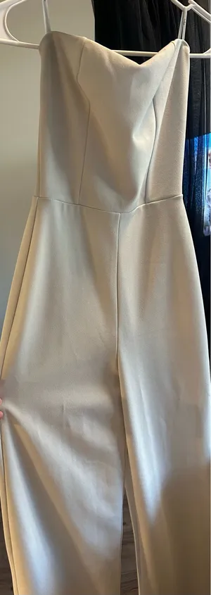 Lulus White Jumpsuit Wide-Leg thumbnail 4