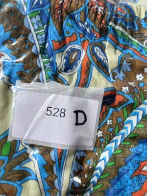 House of Harlow 1960 Green Blue Orange Paisley Lined Dress 100% cotton thumbnail 13