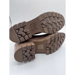 Dolce Vita‎ Hopper Suede Lug Sole Ankle Boots Brown Chunky Heel Women's 8.5 thumbnail 6