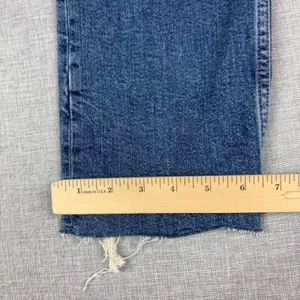 We The Free Jeans Womens 27 Blue Medium Wash High Rise Straight Distressed Denim thumbnail 3