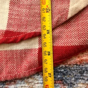 American Eagle Red Buffalo Plaid Hooded Flannel Shirt Sherpa Lined Small NEW thumbnail 7