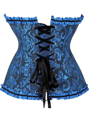 BLUE CORSET TOP Size M thumbnail 4