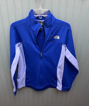 The North Face Jacket Women's Full Zip Blue Lavender Activewear‎ Medium thumbnail 1