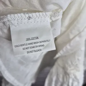 NWT Selfie Leslie Hayden White Eyelet Cotton Milkmaid Puff Sleeve Mini Dress M thumbnail 8