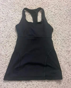 black Lululemon racerback tank top size 6 thumbnail 1