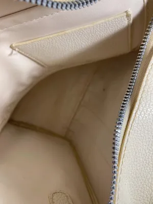 Cream The Tote Bag Small Leather Shoulder Tote thumbnail 8