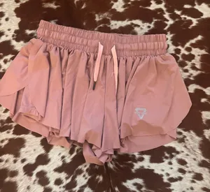 Keiki Kona Women's Pink‎ Athletic Ruffle Shorts thumbnail 1