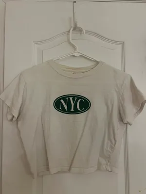NYC Baby Tee White thumbnail 3