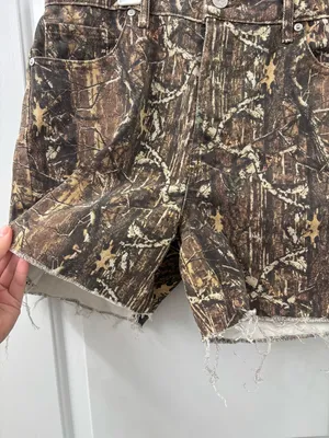 Revice denim shorts camo thumbnail 3