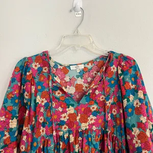 Entro Floral Mini Dress Size Small thumbnail 3