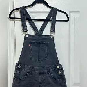 Levis Overalls kids‎ overall Bib Denim Stretch black size 16 thumbnail 2