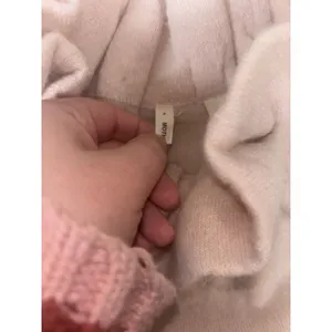 Moth High Neck Wool‎ Alpaca Sweater Small Pale Pink thumbnail 5