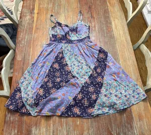 Maeve Anthropologie Patchwork Floral Sundress XS thumbnail 1