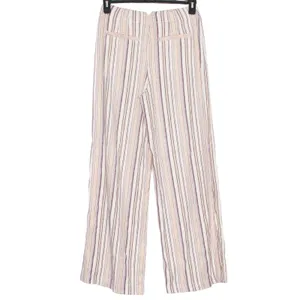Maeve Pants Wide Leg Linen Coastal Shimmer Cottage Beach Palazzo Resort Stripe 4 thumbnail 6