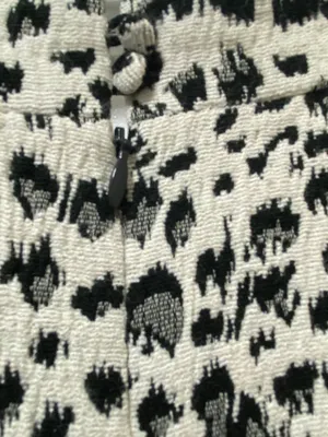 Loft Mock Neck Sleeveless Midi Snow Leopard/Cheetah Print Size 6 Dress thumbnail 5