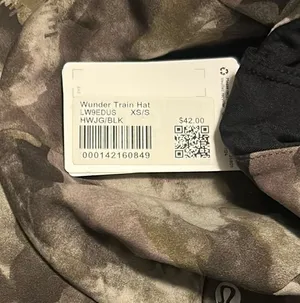 Lululemon Wunder Train Hat Green Camo XS/S thumbnail 5