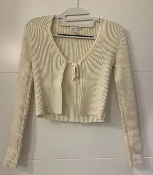 Cream Tie Top Tan Size XS thumbnail 1