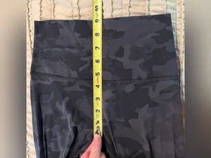 Lululemon Align Crop Leggings 21" Incognito Camo Multi Grey 4 W6AVIS High Rise thumbnail 6