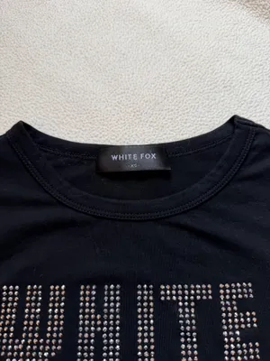 White Fox Boutique Black Baby Tee thumbnail 2