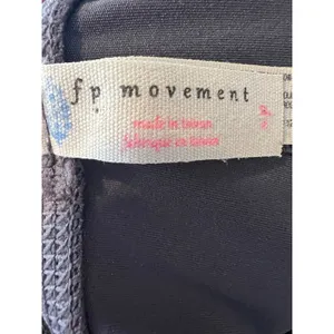 Free People movement gray subtle striped legging pants pull on athleisure small thumbnail 7