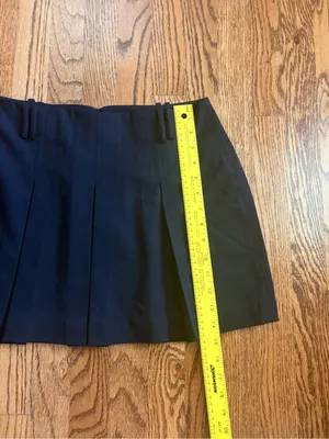 DISSH Bruna Black Pleated Mini Skirt Wool Blend Box Pleat Size US 6 AU 10 thumbnail 10