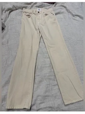 NWOT BDG urban outfitters cowgirl jean off white sz 25 thumbnail 3