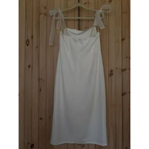 Lulus Romantic Celebration White Tie-Strap Bodycon Midi Dress Party Extra Large thumbnail 7