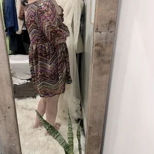Umgee boho Plunge Neck Mini Sundress size large thumbnail 5