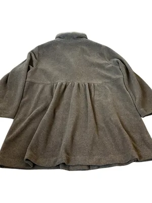 J Jill Fleece Pea Coat Jacket Faux Fur Collar Pockets Classic Winter Capsule thumbnail 7