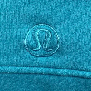 Lululemon Scuba Blue 1/2 Zip Oversized Long Sleeve Funnel Neck Sweatshirt XS/S thumbnail 3