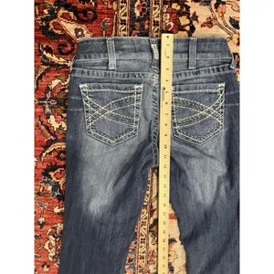Ariat Real Denim Women's Mid Rise Boot Cut Blue Jeans Size 29 Regular thumbnail 8