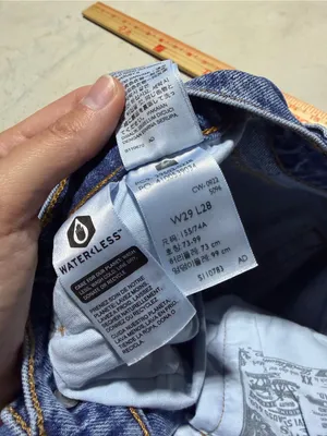 Levi's 501 Classic Blue Denim Jeans W29 L M28 thumbnail 8