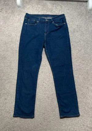 Levi’s Blue Wash Straight Leg Denim Jeans thumbnail 1
