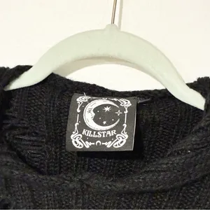 Killstar Gothic Goth Punk‎ Pullover Knit Sweater Salvia Striped Purple Size XS thumbnail 4