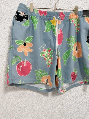 Vans Primary Print Floral Fruit Boardshorts Swim Trunks Men’s XL NWT thumbnail 2