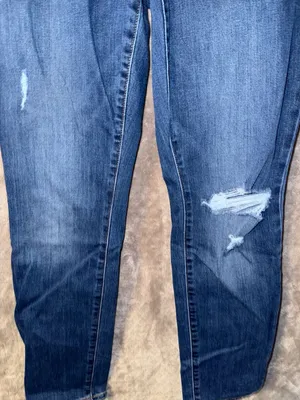 Old Navy Maternity Rockstar Super Skinny Jeans Size 8 Front Low Panel thumbnail 2