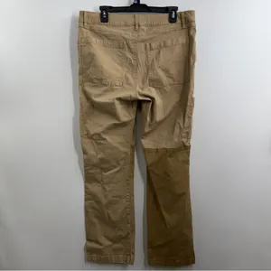 CAbi Captain Pants 4510 Womens 12 Khaki Cargo Patchwork Straight Utility thumbnail 4