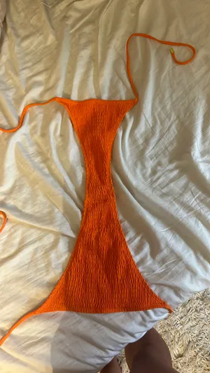 SheIn Orange Bikini thumbnail 4