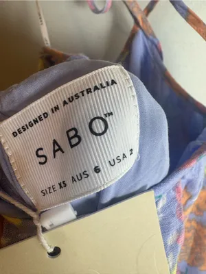 Sabo Paragon Halter Maxi Dress XS NWT thumbnail 7